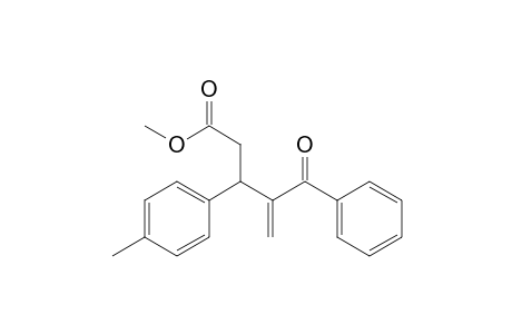 Methyl 4-benzoyl-3-(4-methylphenyl)-4-pentenoate