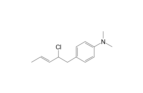 N,N-Dimethyl-4-(2-chloro-3-pentenyl)aniline
