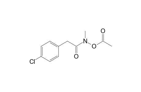 N-Acetoxy-N-methyl-2-(4-chlorophenyl)acetamide