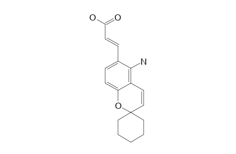 3-[5''-AMINOSPIRO-[CYCLOHEXANE-1',2''-(2''H)-[1]-BENZOPYRAN-6''-YL]]-PROPEN-2-OIC-ACID