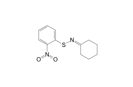 Benzenesulfenamide, N-cyclohexylidene-2-nitro-