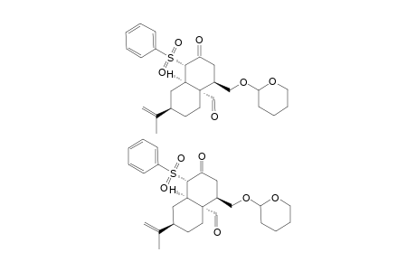 (1S,4R,4A-S,7R,8A-R)-2-OXO-1-(PHENYLSULFONYL)-7-(PROP-1-EN-2-YL)-4-(((TETRAHYDRO-2H-PYRAN-2-YL)-OXY)-METHYL)-DECAHYDRONAPHTHALENE-4A-CARBALDEHYDE