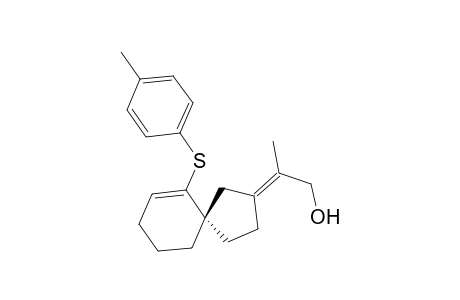 (+)-(2E,5S)-2-(1-Hydroxy-2-propylidene)-6-(p-tolylthio)spiro[4.5]dec-6-ene