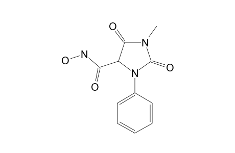 2,5-dioxo-1-methyl-3-phenyl-4-imidazolidinecarbohydroxamic acid