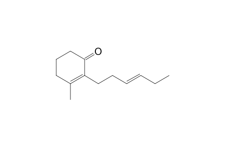 2-Cyclohexen-1-one, 2-(3-hexenyl)-3-methyl-, (E)-
