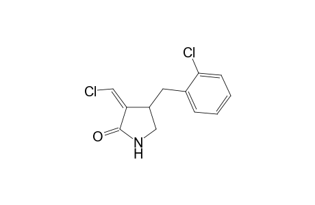 .alpha.-(E)-Chloromethylene-.beta.-(1"-chlorobenzyl)-.gamma.-butyrolactam