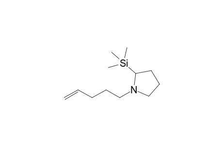 1-(Pent-4-enyl)-2-(trimethylsilyl)pyrrolidine