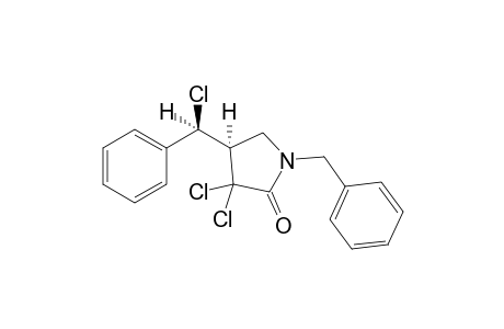 (R)-1-Benzyl-3,3-dichloro-4-[(S)-1-chloro(phenyl)methyl]-pyrrolidin-2-one