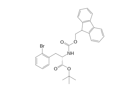 (2S)-2-(9H-Fluoren-9-ylmethoxycarbonylamino)-3-(2'-bromophenyl)propionic acid tert-butyl ester