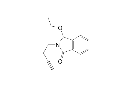 2-(3-Butynyl)-3-ethoxy-2,3-dihydro-1H-isoindol-1-one