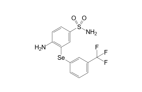 4-amino-3-((3-(trifluoromethyl)phenyl)selenyl)benzenesulfonamide