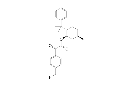 (1R,2S,5R)-5-Methyl-2-(1-methyl-1-phenylethyl)cyclohexyl [4-(fluoromethyl)benzoyl]formate (8-Phenylmenthyl(fluoromethyl)benzoyl]formate