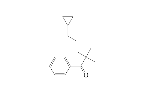 1-Pentanone, 5-cyclopropyl-2,2-dimethyl-1-phenyl-