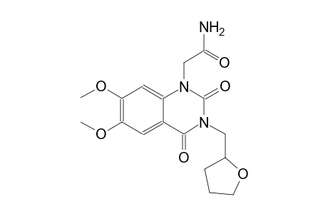 2-(6,7-dimethoxy-2,4-dioxo-3-(tetrahydro-2-furanylmethyl)-3,4-dihydro-1(2H)-quinazolinyl)acetamide