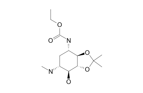 1L-(1,3/2,4,6)-6-ETHOXYCARBONYLAMIDO-1,2-O-ISOPROPYLIDENE-4-METHYLAMINO-1,2,3-CYCLOHEXANETRIOL