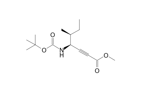 (4S,5S)-Methyl 4-(tert-butoxycarbonylamino)-5-methyl-2-heptynoate