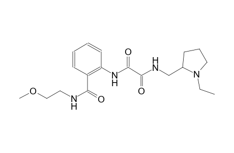 ethanediamide, N~1~-[(1-ethyl-2-pyrrolidinyl)methyl]-N~2~-[2-[[(2-methoxyethyl)amino]carbonyl]phenyl]-