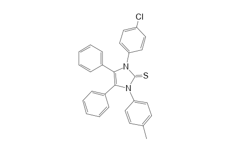 3-(4-Chlorophenyl)-4,5-diphenyl-1-p-tolyl-1H-imidazole-2(3H)-thione