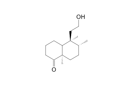 (5S,6R,8aR)-5-(2-Hydroxy-ethyl)-5,6,8a-trimethyl-octahydro-naphthalen-1-one