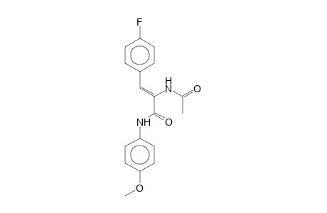 a-Acetamido-4-fluoro-4'-methoxycinnamanilide