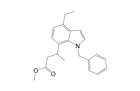 3-(1-Benzyl-4-ethyl-1H-indol-7-yl)-butyric acid methyl ester