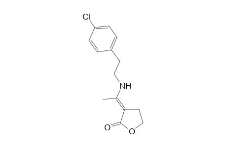 2-{1-[N-(2-(4-Chlorophenyl)ethyl)amino]-1-ethylidene}butyrolactone