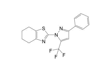 2-[3-phenyl-5-(trifluoromethyl)-1-pyrazolyl]-4,5,6,7-tetrahydro-1,3-benzothiazole