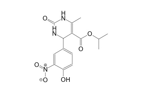5-pyrimidinecarboxylic acid, 1,2,3,4-tetrahydro-4-(4-hydroxy-3-nitrophenyl)-6-methyl-2-oxo-, 1-methylethyl ester