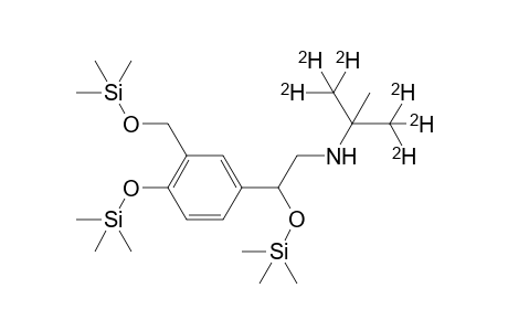 Hexadeutero-albuterol, O,O',O''-tris-TMS