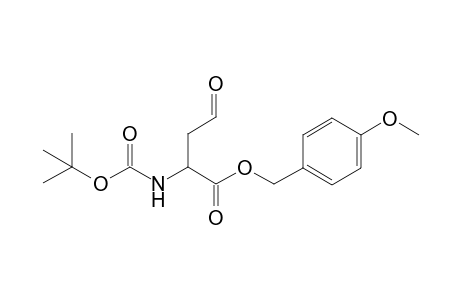 DL-N-tert-Butoxycarbonylaspartic acid .beta.-semialdehyde p-methoxybenzyl ester