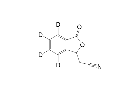 3-Cyanomethyl-4,5,6,7-tetradeuterophthalide