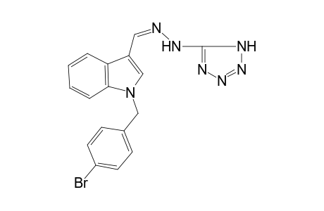 1-(4-Bromobenzyl)-1H-indole-3-carbaldehyde 1H-tetraazol-5-ylhydrazone