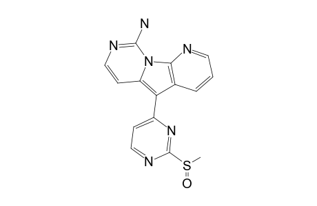 9-AMINO-5-(2-METHANESULFINYLPYRIMIDIN-4-YL)-PYRIDO-[3',2':4,5]-PYRROLO-[1,2-C]-PYRIMIDINE