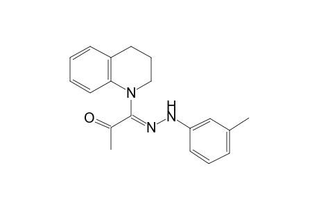 (1Z)-1-(3,4-dihydro-2H-quinolin-1-yl)-1-(m-tolylhydrazono)acetone