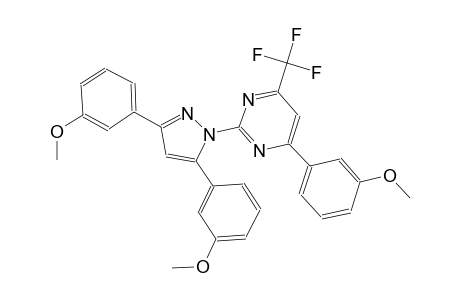2-[3,5-bis(3-methoxyphenyl)-1H-pyrazol-1-yl]-4-(3-methoxyphenyl)-6-(trifluoromethyl)pyrimidine