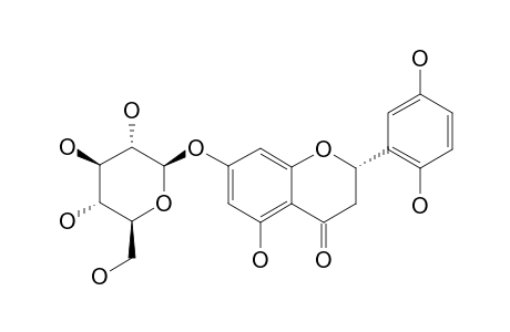 (2S)-5,7,2',5'-TETRAHYDROXYFLAVANONE-7-O-BETA-D-GLUCOPYRANOSIDE