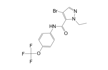 4-bromo-1-ethyl-N-[4-(trifluoromethoxy)phenyl]-1H-pyrazole-5-carboxamide