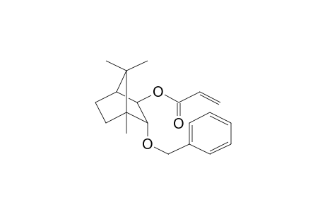 (3-benzyloxy-4,7,7-trimethyl-norbornan-2-yl) prop-2-enoate