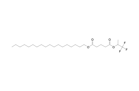 Glutaric acid, 1,1,1-trifluoroprop-2-yl octadecyl ester