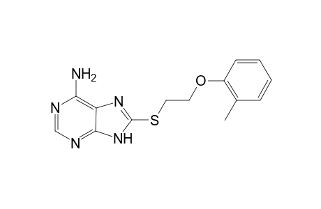 8-([2-(2-Methylphenoxy)ethyl]sulfanyl)-9H-purin-6-ylamine