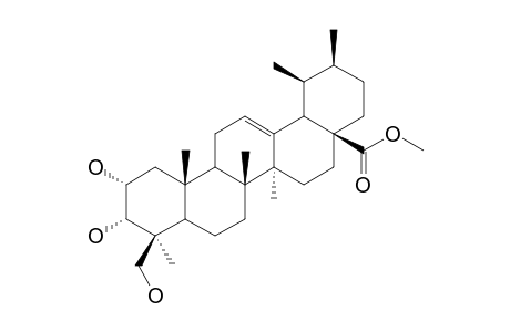 Methyl-2.alpha.,3.alpha.,24-trihydroxy-urs-12-ene-28-oate