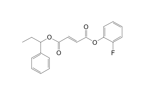 Fumaric acid, 1-phenylprop-1-yl 2-fluorophenyl ester