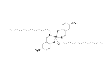 bis(N-dodecyl-5-nitrosalicylideneaminato)chloromanganese
