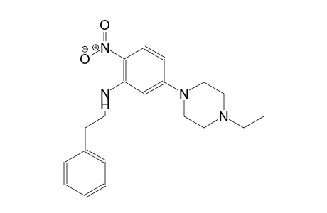 5-(4-ethyl-1-piperazinyl)-2-nitro-N-(2-phenylethyl)aniline