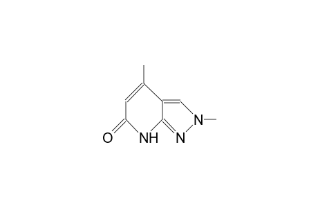2,4-Dimethyl-6-oxo-pyrazolo(3,4-B)pyridine