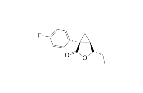 (1S,4S,5R)-2-OXO-4-ETHYL-1-(4-FLUOROPHENYL)-3-OXABICYCLO-[3.1.0]-HEXANE
