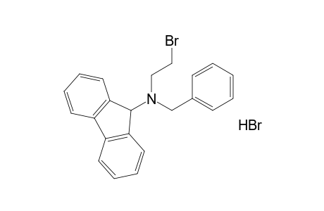 N-benzyl-N-(2-bromoethyl)fluoren-9-amine, hydrobromide