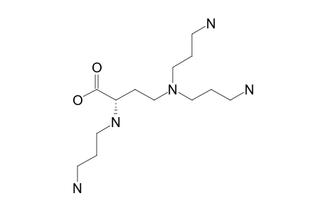 N,N,N'-TRIS-(3-AMINOPROPYL)-L-ALPHA,GAMMA-DIAMINOBUTIRIC-ACID