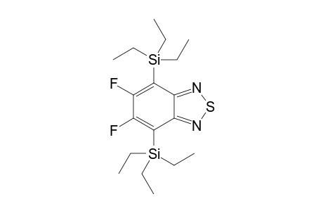 4,7-Bis(triethylsilyl)-5,6-difluoro-2,1,3-benzothiadiazole