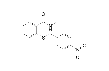 N-Methyl-2-(4-nitrobenzylthio)benzamide